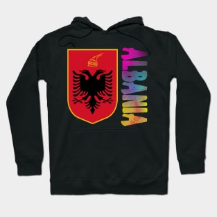 Albania Coat of Arms Design Hoodie